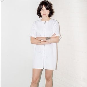 BODEGA THIRTEEN HANNAH JACKET DRESS - WHITE